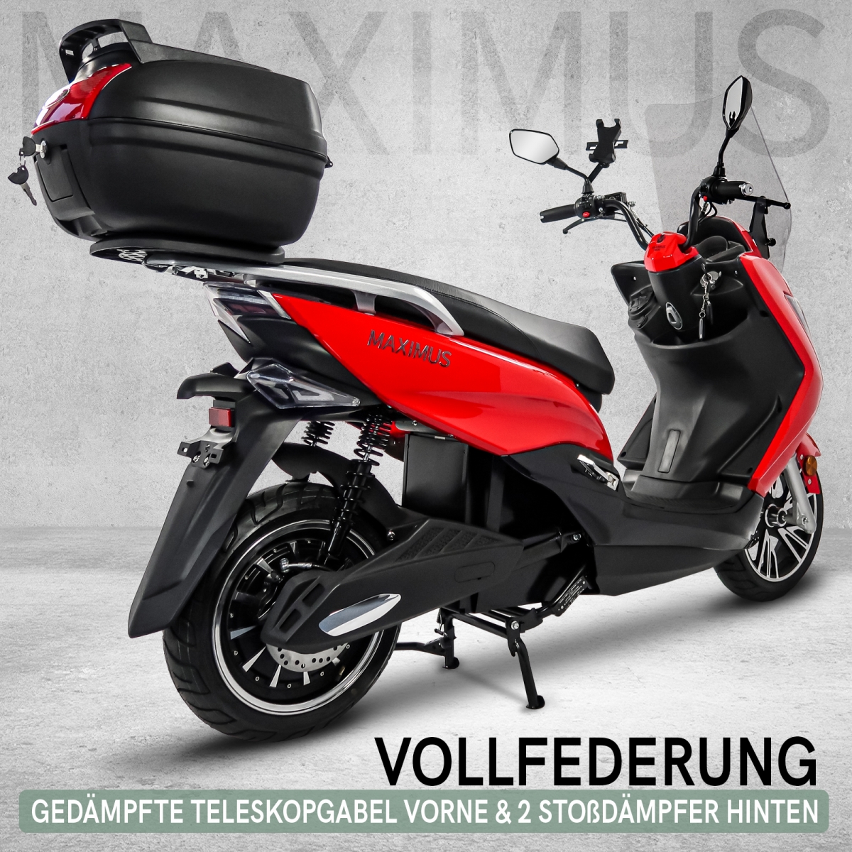 Rolektro Maximus MX2 45 km/h | Lithium-Akku | 2-Personen | Akku herausnehmbar